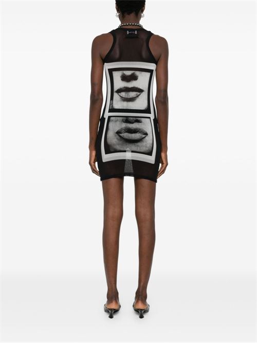 Dress with eyes and lips print JEAN PAUL GAULTIER | 2430FRO250T553000201